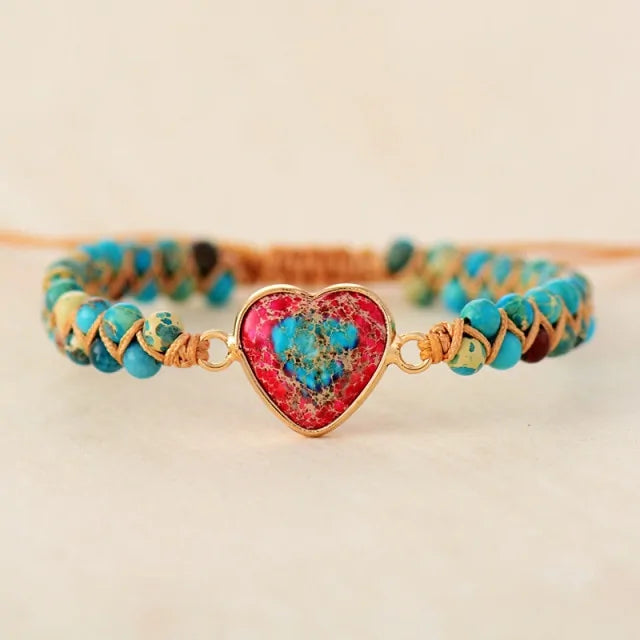 Heart Stone Bracelets