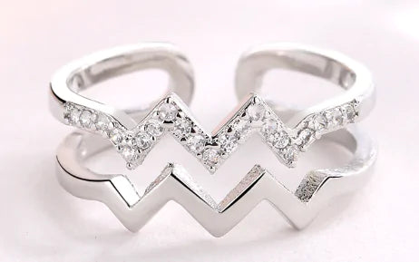 Majorelle Double Highs and Lows Ring