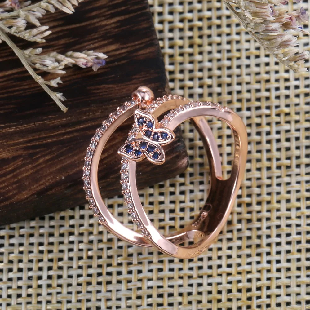 Majorelle Butterfly Shaped Ring