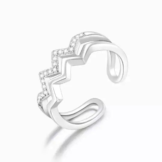 Majorelle Double Highs and Lows Ring