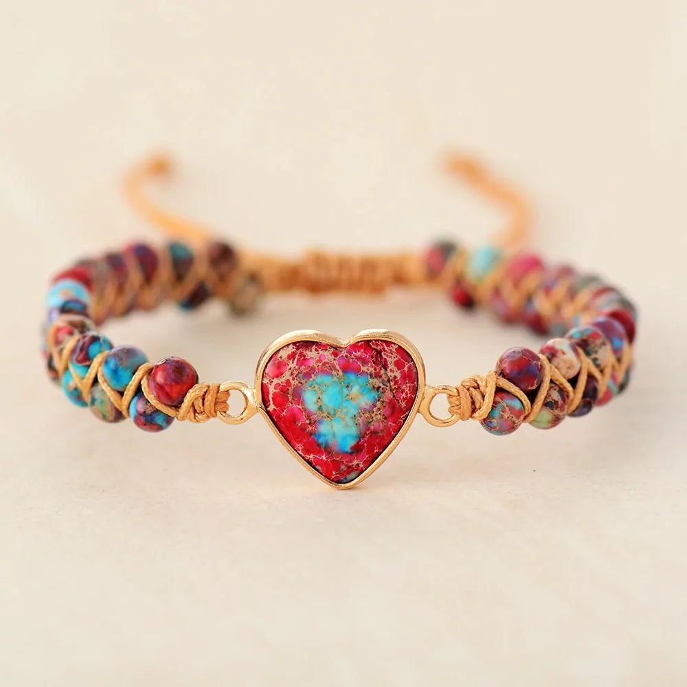 Heart Stone Bracelets