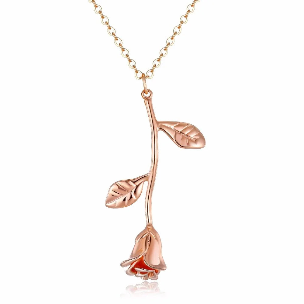 Majorelle Singular Rose Necklace