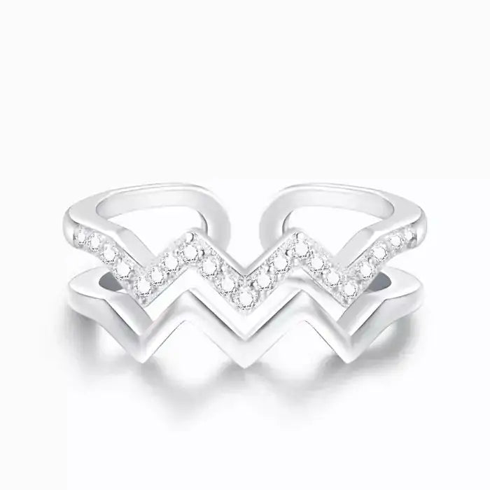 Majorelle Double Highs and Lows Ring