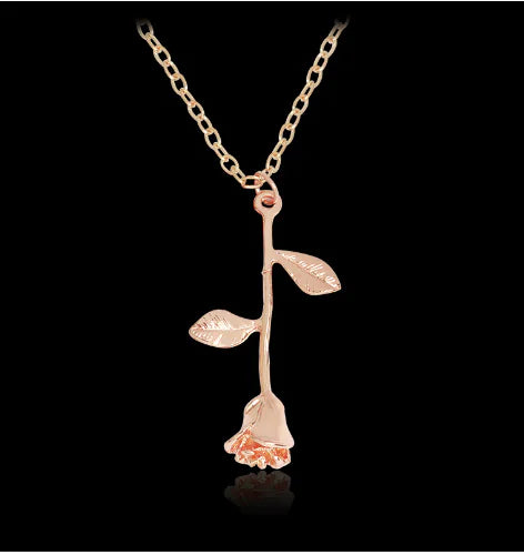 Majorelle Singular Rose Necklace