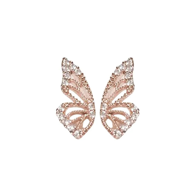 Majorelle Butterfly Wing Stud Earrings