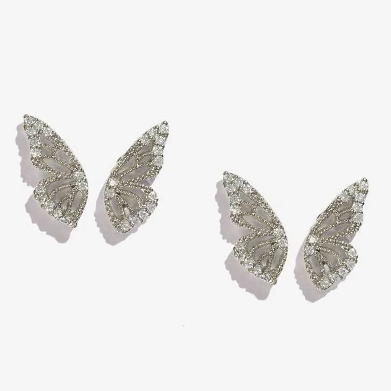 Majorelle Butterfly Wing Stud Earrings