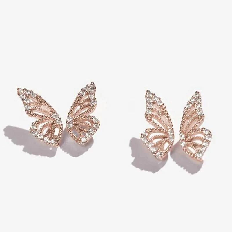 Majorelle Butterfly Wing Stud Earrings